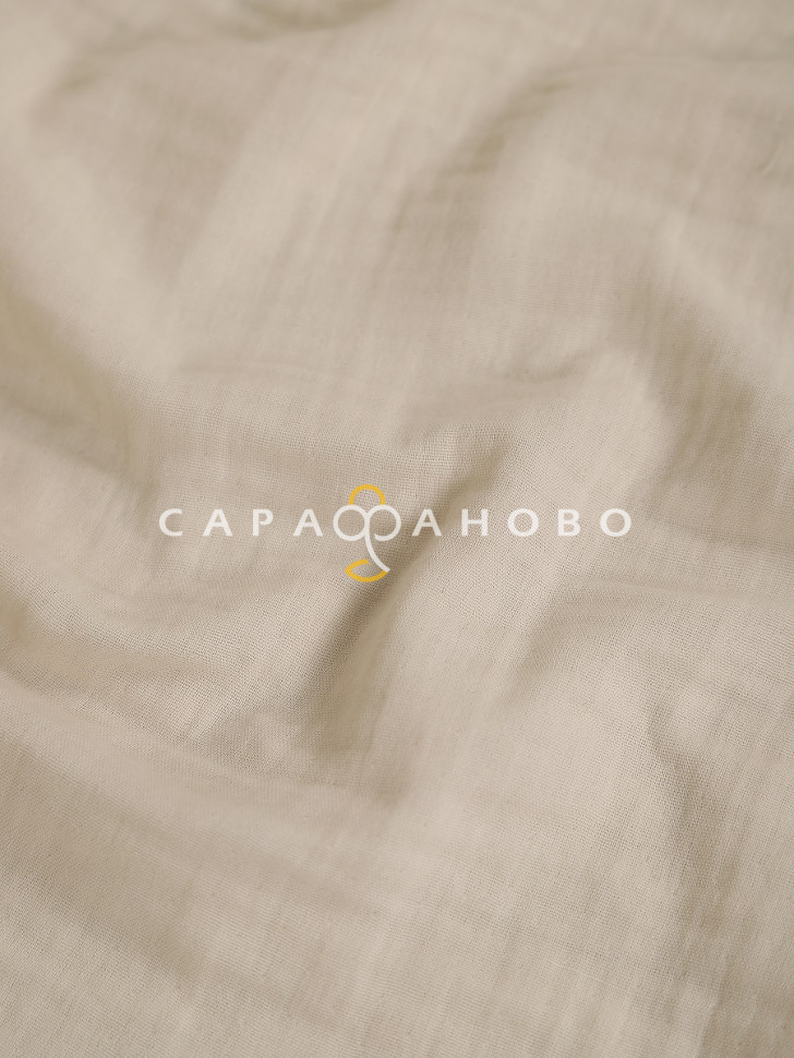 Ткань Муслин жатый 160 см. 120 гр. рис. гладкокрашеный лен