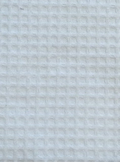 Ткань Вафельное полотно 7х7 150 см 240 г/м2 цвет Белый