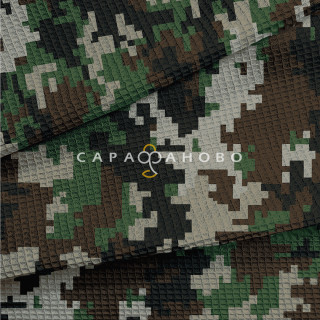 Ткань Полотно вафельное 150 см 150 гр рис 29482 вид 1 "Милитари" 