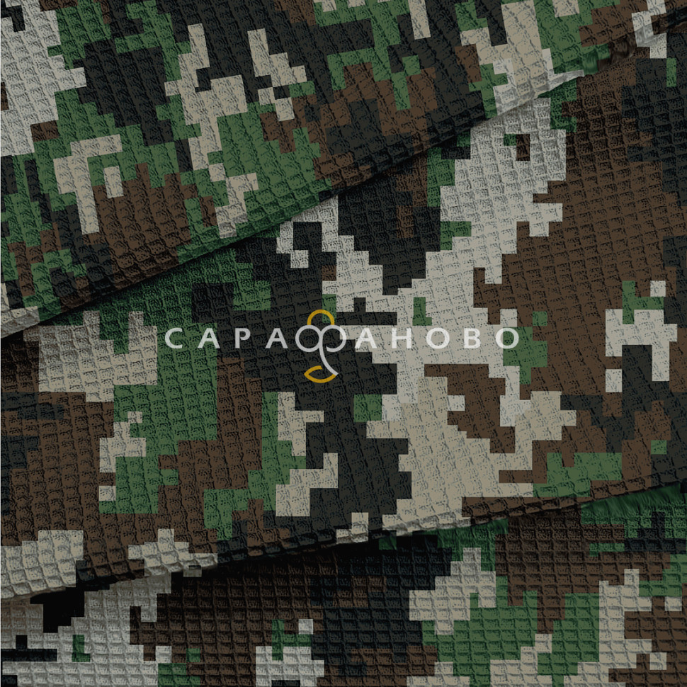 Ткань Полотно вафельное 150 см 150 гр рис 29482 вид 1 