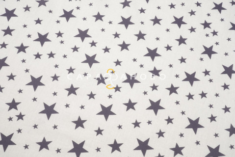 Ткань Перкаль 150 см Серебряная звезда рис 13165 вид 18