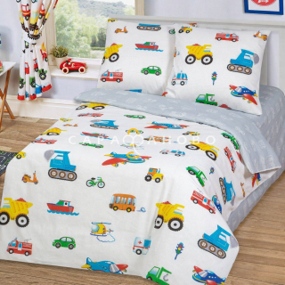 Ткань Бязь детская 150 см компаньон рис 11411-1