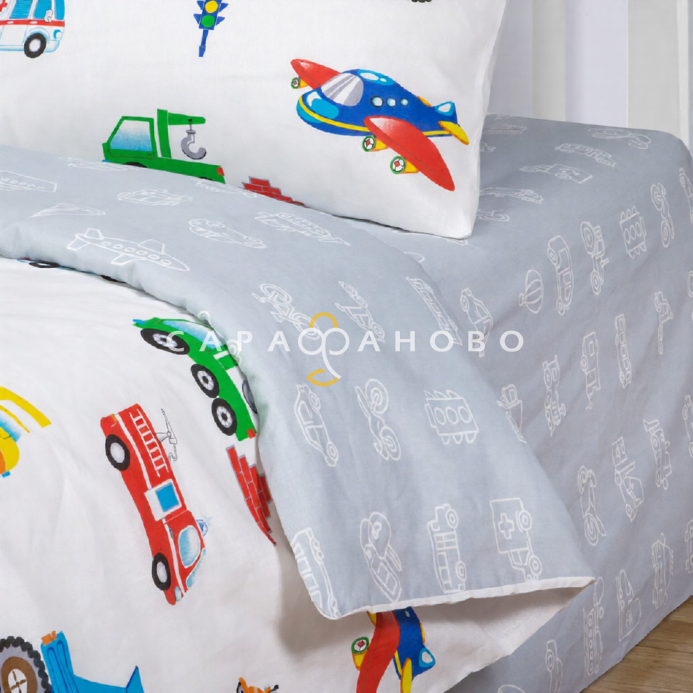 Ткань Бязь детская 150 см компаньон рис 11411-1