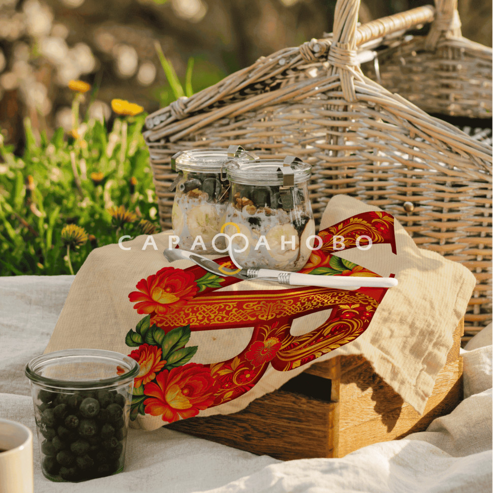 Полотно вафельное 50 см 175 гр наб рис 29496 вид 1 