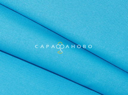 Бязь 150 см ГОСТ пл 146 рис БИРЮЗОВАЯ 