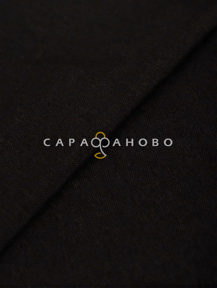 Ткань Рогожка 150 см 272 гр. Темно-коричневый