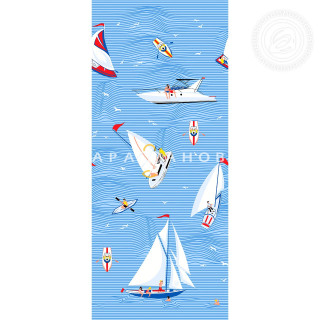 Ткань Вафельное полотно 150 см 170 гр рис Круиз 13490-1 