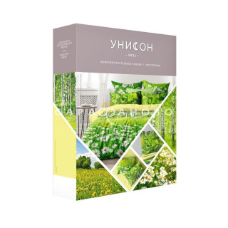 КПБ  Унисон Бязь 6344-1/11916-85 Родные просторы