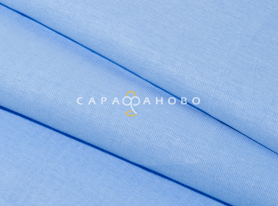 Бязь 150 см ГОСТ пл 146 рис ГОЛУБАЯ