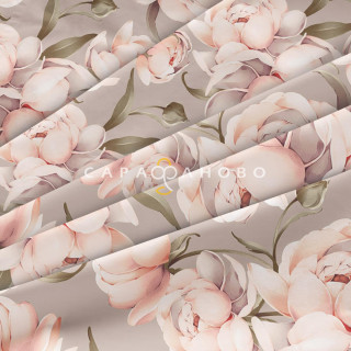 Ткань Перкаль 220 см 110 гр рис 50408 вид 1 "Эмбер" (комп 996283, 996284) 