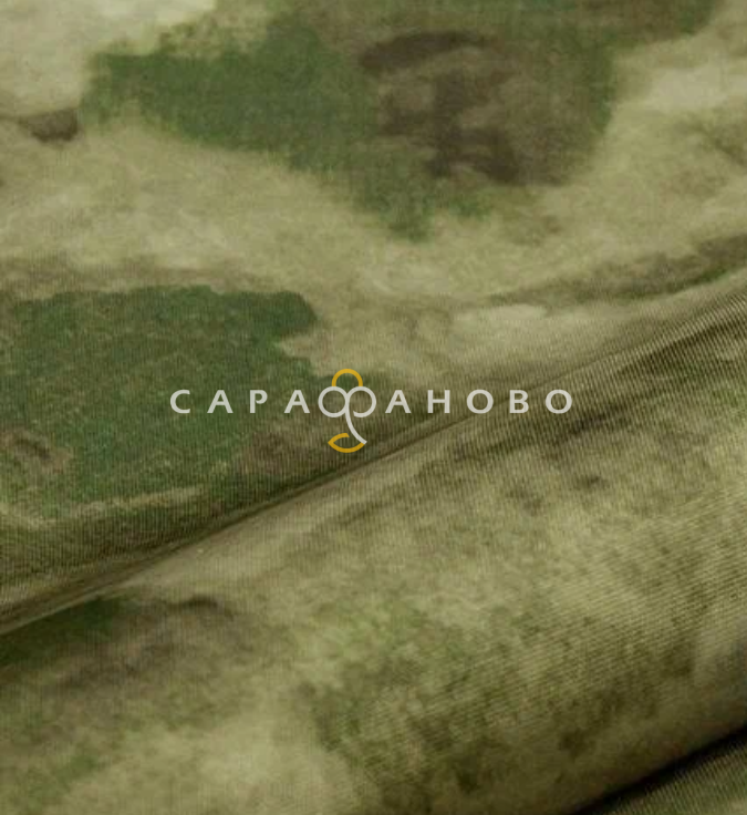 Ткань Оксфорд 210 PU1000 150 см 90 гр КМФ диз В032/ Т032 мох