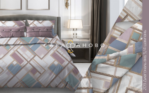 Ткань бязь 220 см 120 гр рис  Диагональ 5/4
