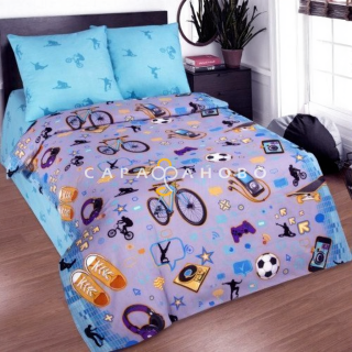 Ткань Поплин 150 см рис. 10402-1 Тинейджер