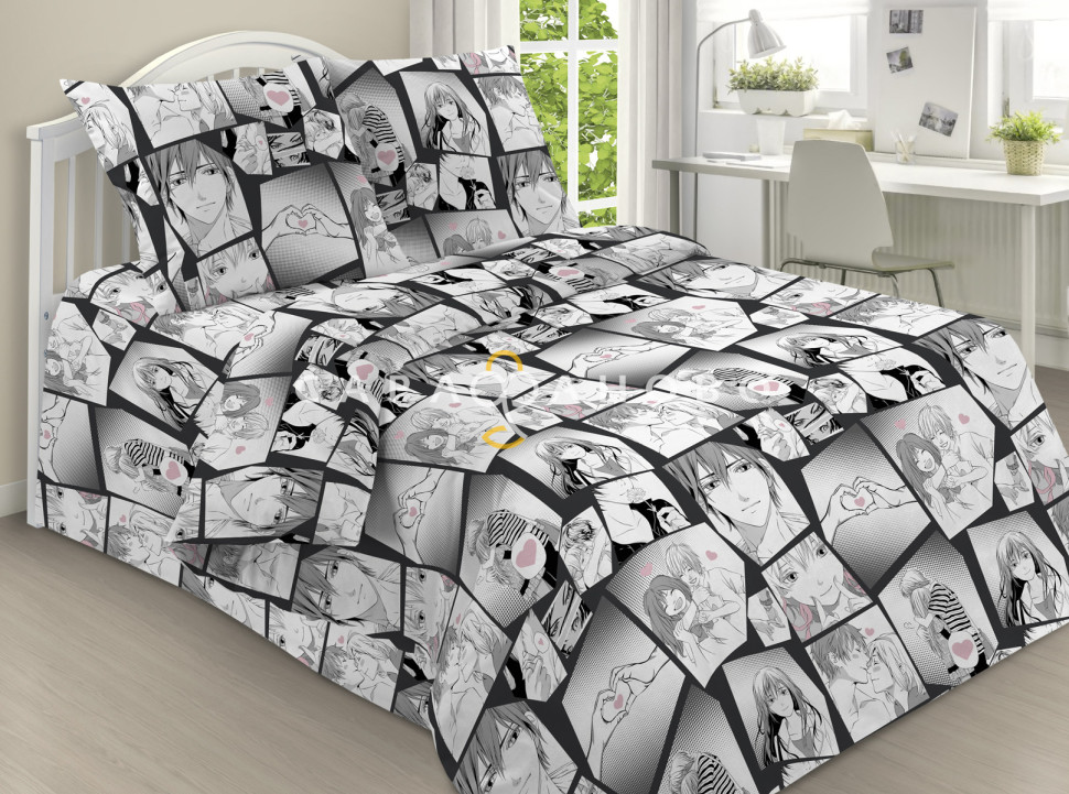 Ткань Бязь набивная 150 см 120 гр арт. 26Вч рис 2407