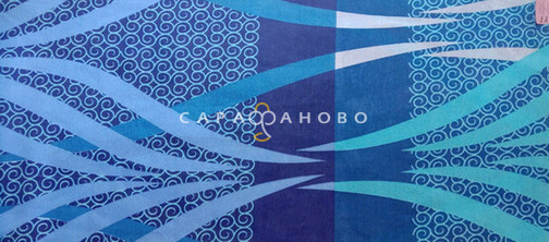 Ткань Бязь детская 150 см 120 гр рис Грани 1338-3 голубой