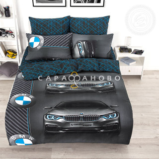 Ткань поплин 150 см 115 гр рис. Бумер 13476-1