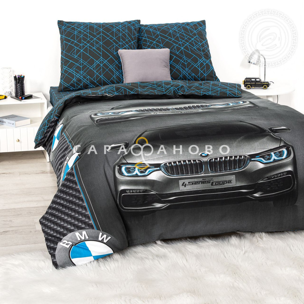 Ткань поплин 150 см 115 гр рис. Бумер 13476-1