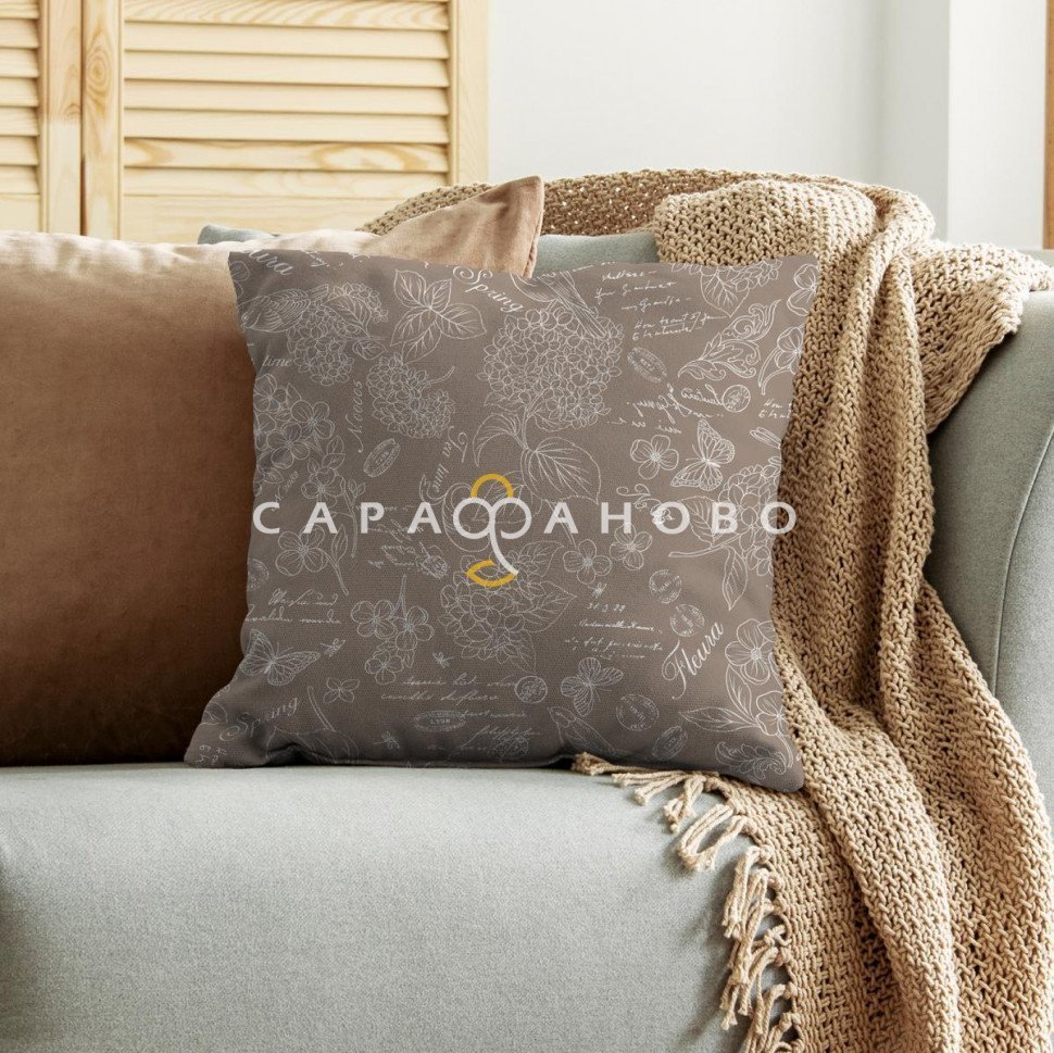 Подушка декоративная рогожка Mia Cara 30284-5 Жозефина