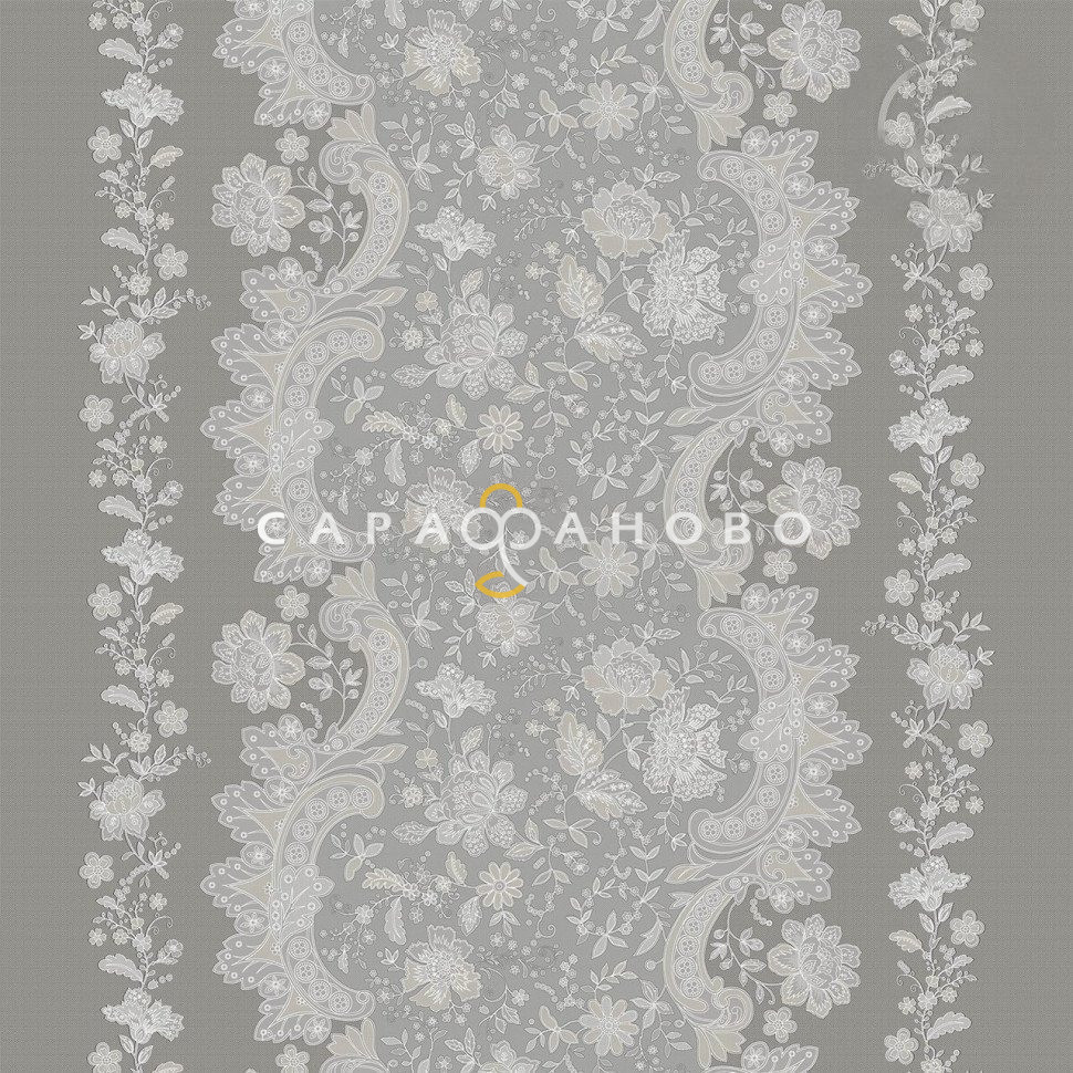 Ткань Рогожка 150 см рис. 12400-1 Украшение