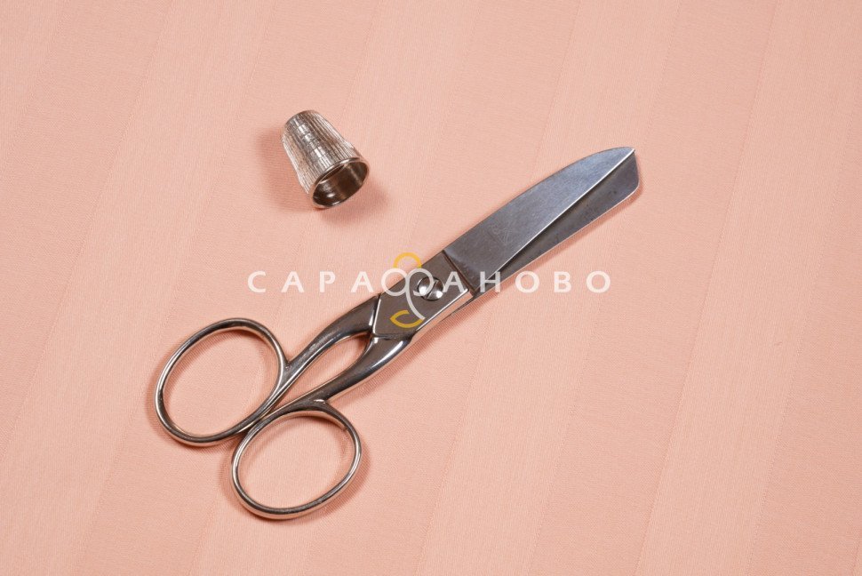 Ткань Страйп - Сатин 3х3 220 см. гладкое крашение рис 10810