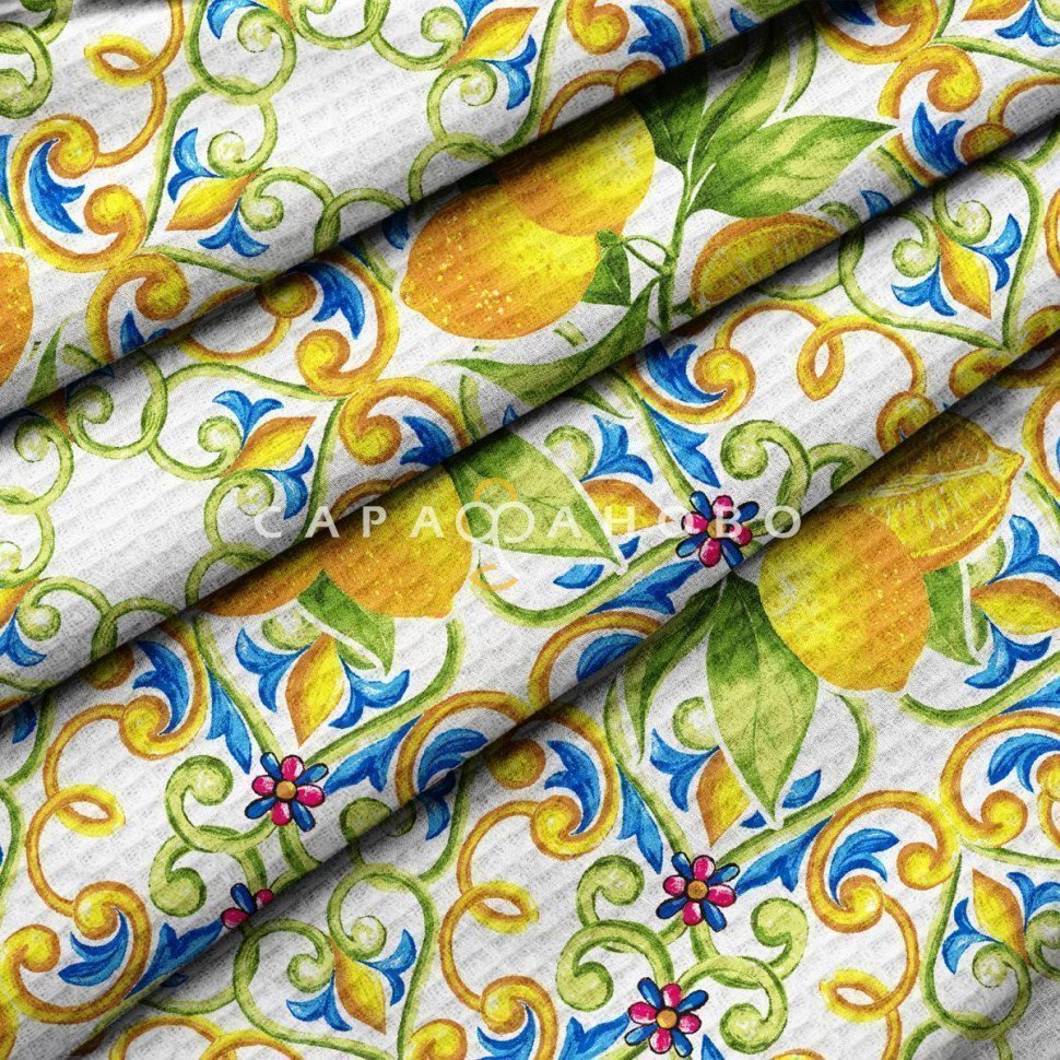 Комплект вафельных полотенец Mia Cara 30272-1 Lemonade