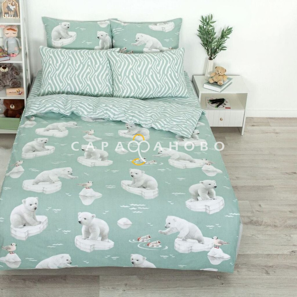 Ткань Поплин 220 см 115 гр Снежок 13333-1