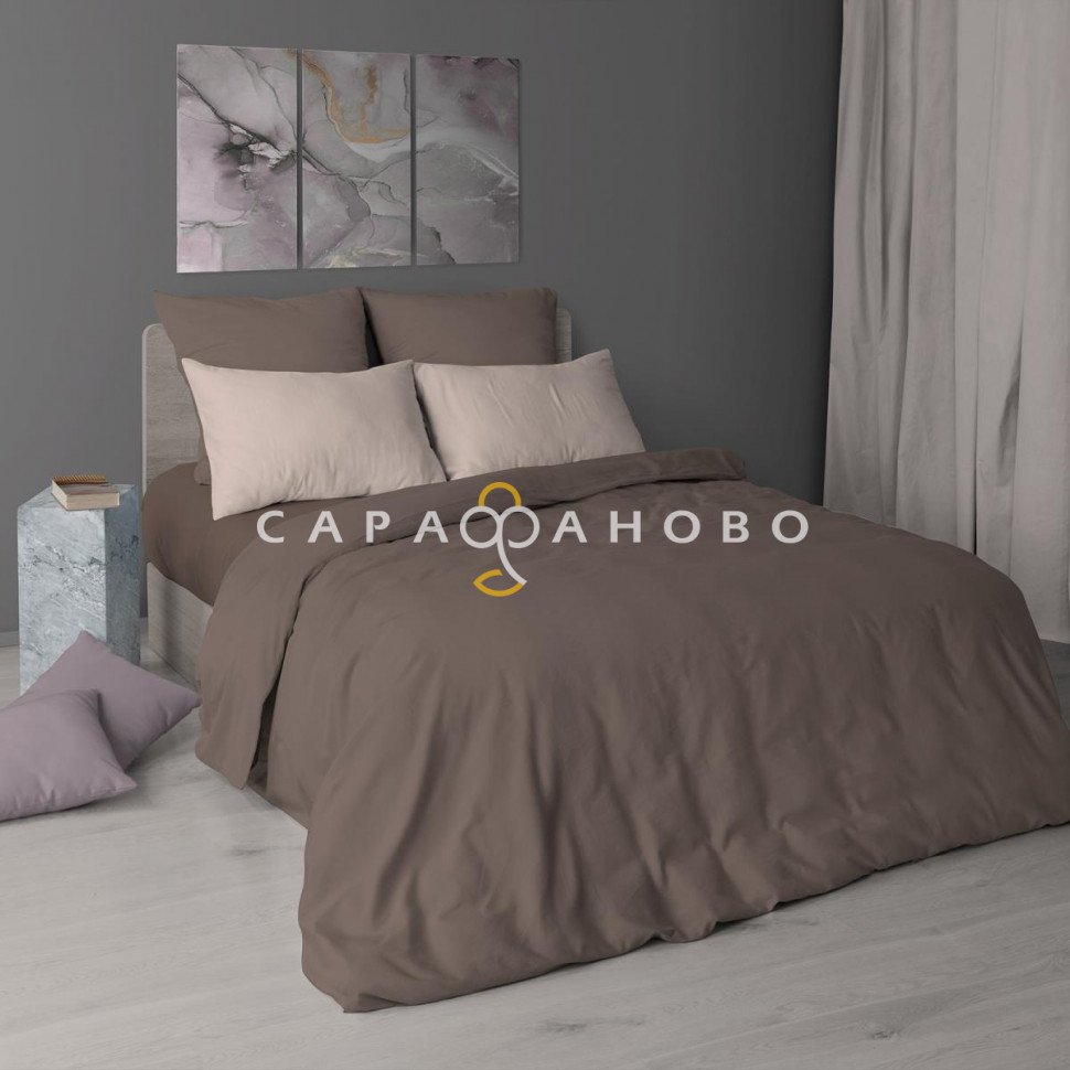 Ткань Перкаль 220 см рис 24500 вид 91 какао