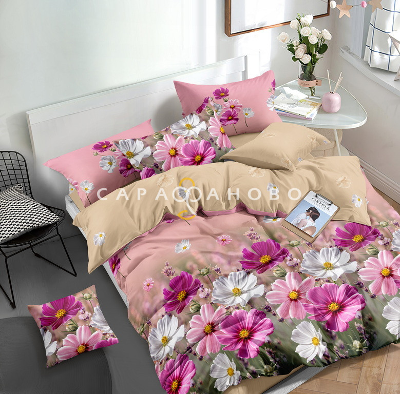 Ткань Поплин 220 см 110 гр А+В рис 1480