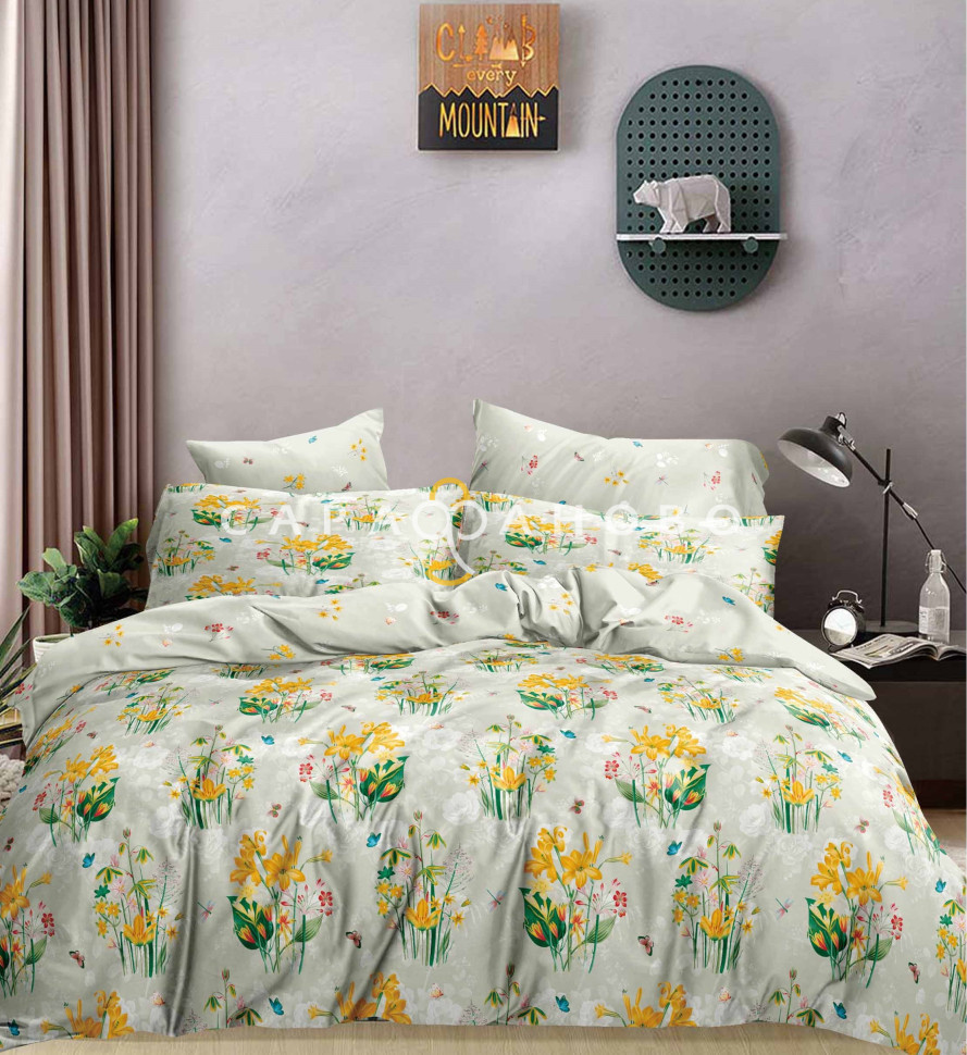 Ткань Сатин Твил набивной 235 см. 115гр. А+В рис.60