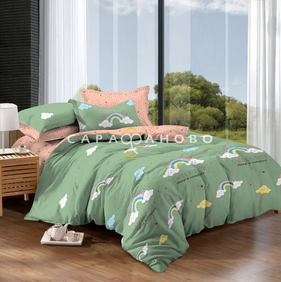 Ткань Поплин 220 см 115 гр А+В рис 1030