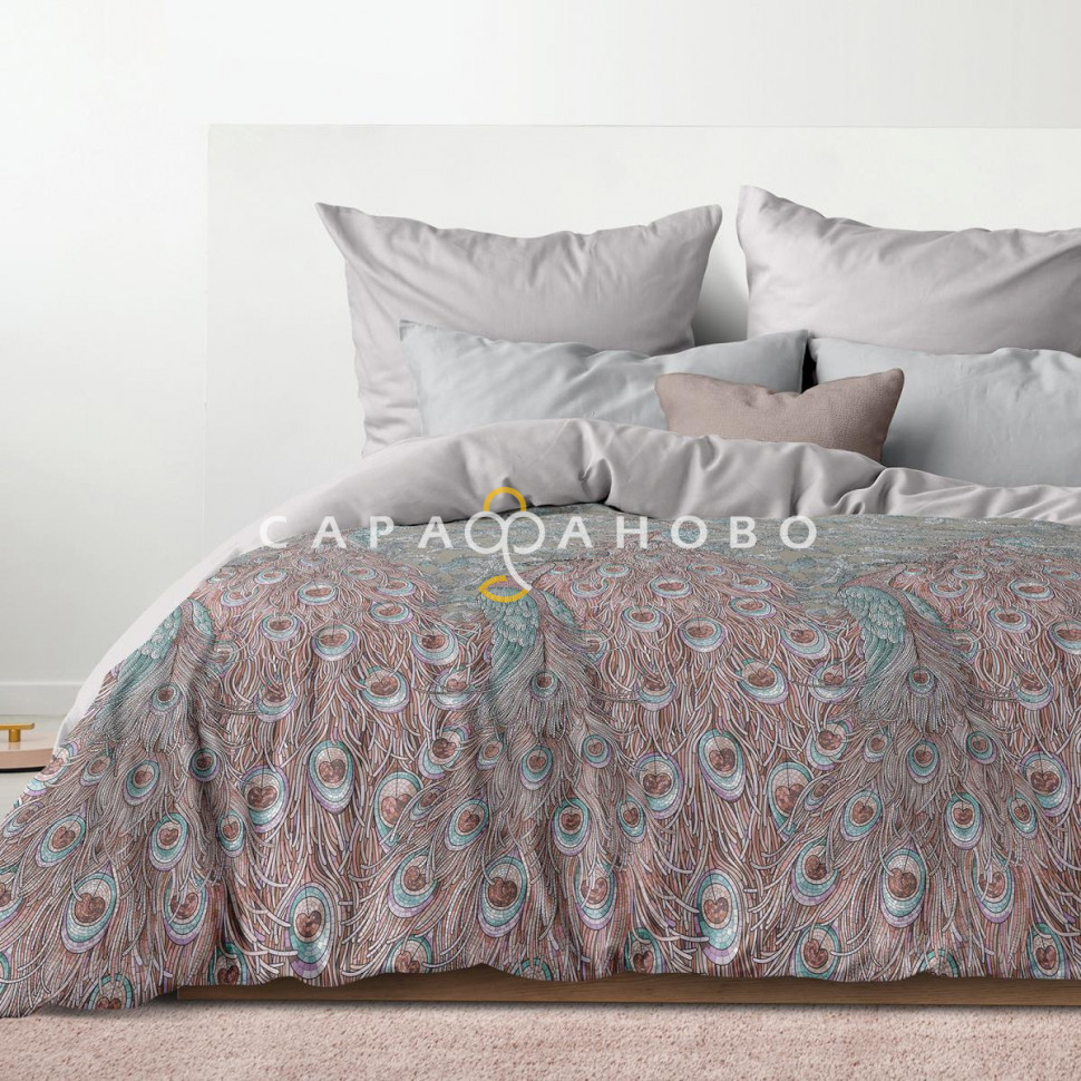 КПБ Унисон Перкаль 24138-8/15860-95/24139-4 Танец павлина (золотой пигмент)