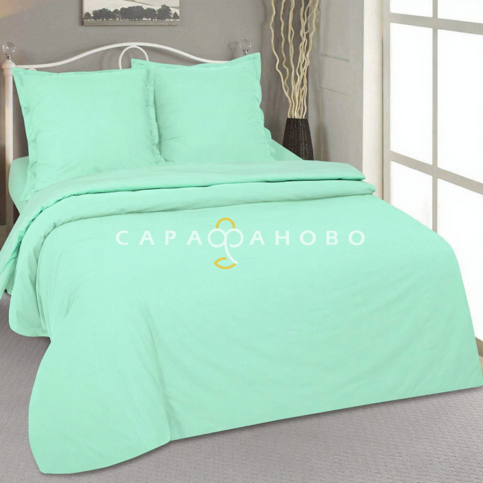 Ткань поплин 220 см Ментоловый Актив гладкокрашеный арт. 86001-9