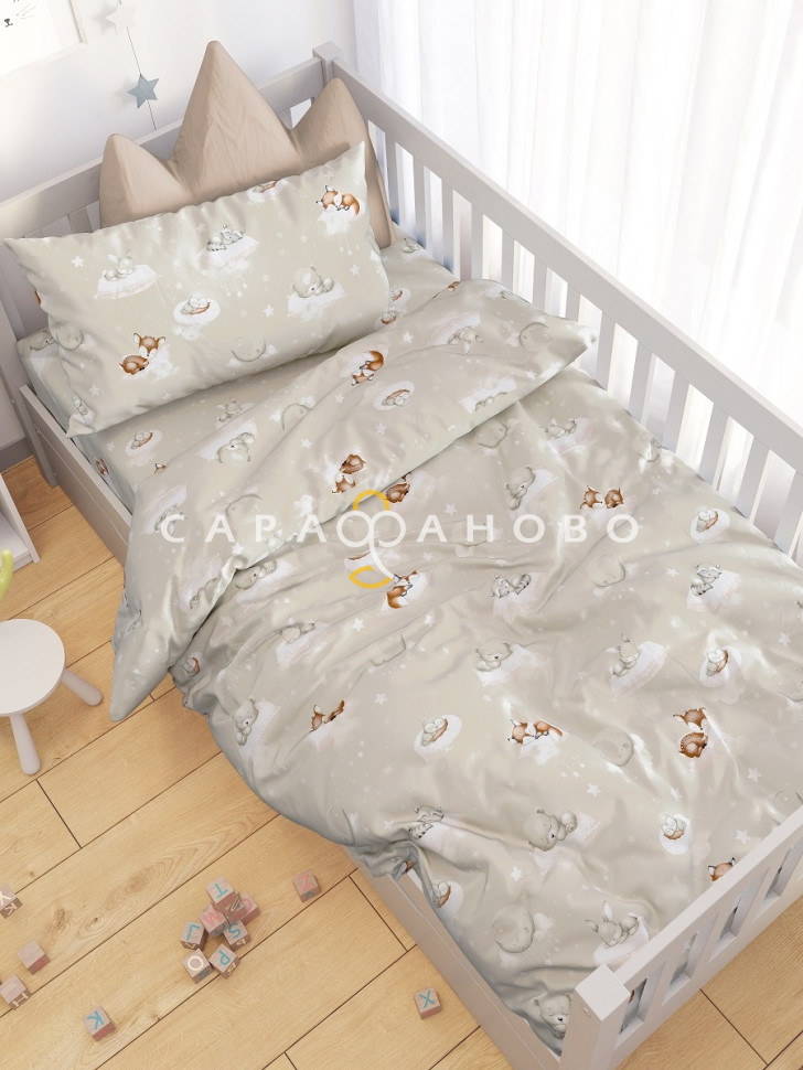 Ткань Поплин 150 см 105 гр рис. Баю-бай 7791/3