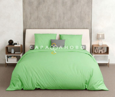 Ткань Бязь 150 см 120 гр рис 3/1 вид салатовый