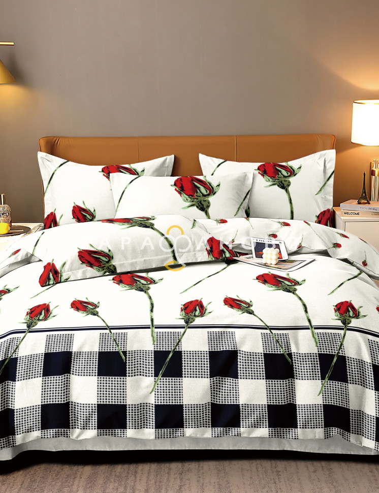 Ткань Сатин Твил набивной 235 см. 115гр. А+В рис.56