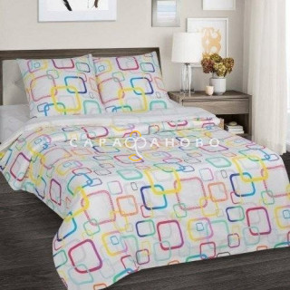 Ткань поплин 220 см "Лабиринт" (Компаньон) рис 11564-1