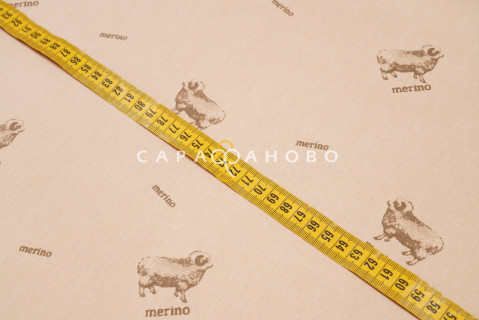 Ткань Тик смесовой 220 см набивной диз Merino 14-1118 GL M