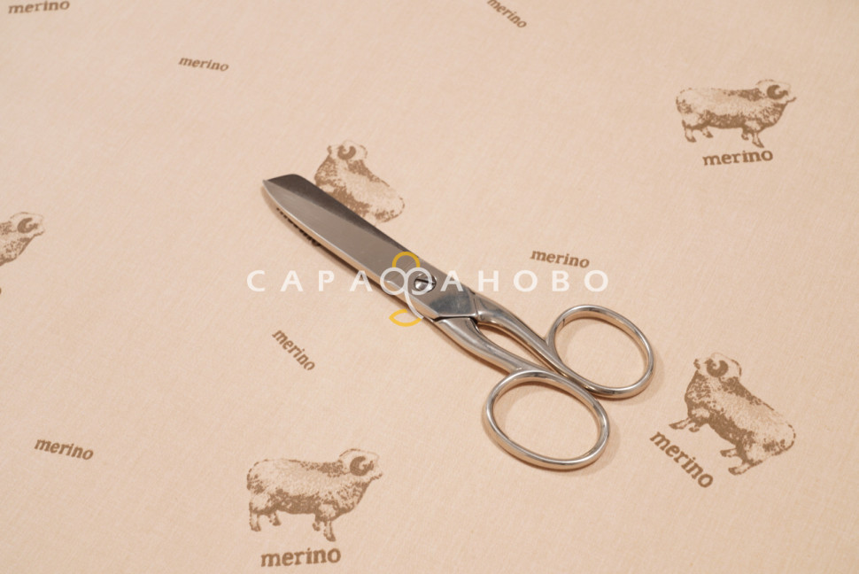 Ткань Тик смесовой 220 см набивной диз Merino 14-1118 GL M