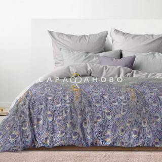 КПБ  Унисон Перкаль 24138-7/15860-95/24139-4 Танец павлина (золотой пигмент)