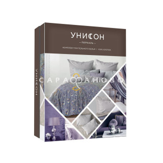 КПБ  Унисон Перкаль 24138-7/15860-95/24139-4 Танец павлина (золотой пигмент)