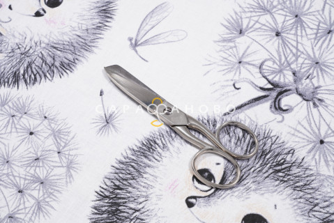 Ткань Поплин 150 см 115 гр рис Ежата вид 1 (основа)