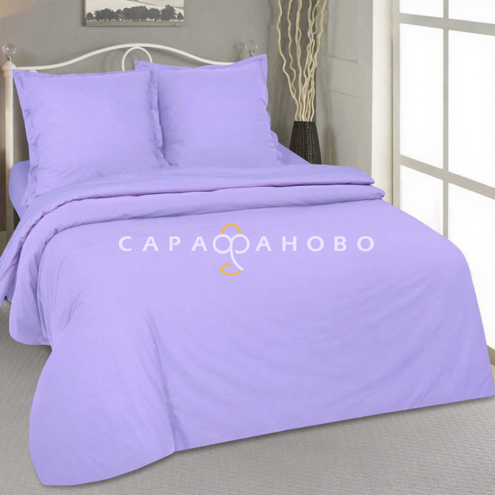 Ткань поплин 220 см Сливовый Актив гладкокрашеный арт. 86001-5