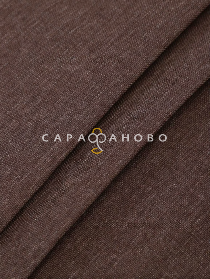 Ткань Рогожка 150 см 272 гр. Ореховый