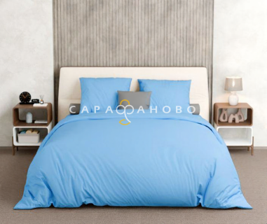 Ткань Бязь 150 см 120 гр рис 4 вид голубой