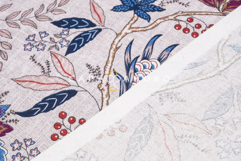 Ткань Рогожка 150 см 170 гр рис Очарование вид 1