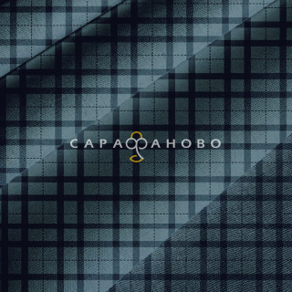 Ткань Ситец 95 см рис 29513 вид 3 "Городская шахматка" 