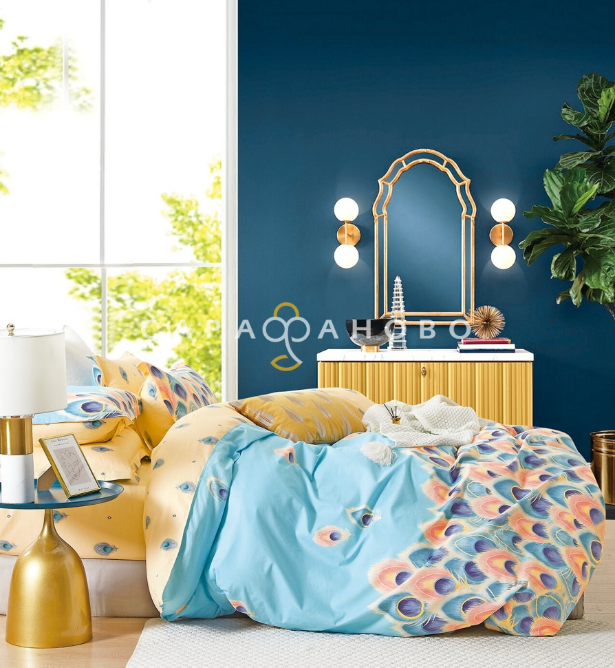 Ткань Сатин Твил набивной 235 см. 115гр. В рис. 132