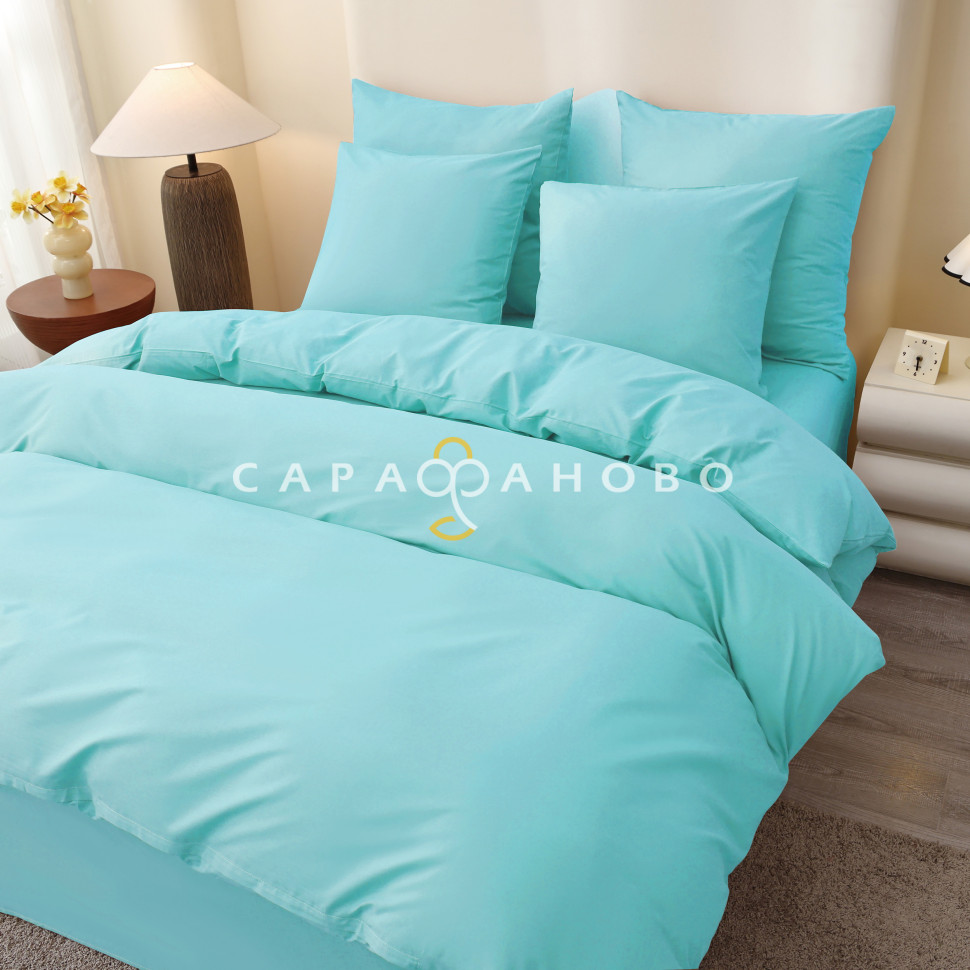 Ткань Поплин 220 см 115 гр однотонный рис Плеск воды