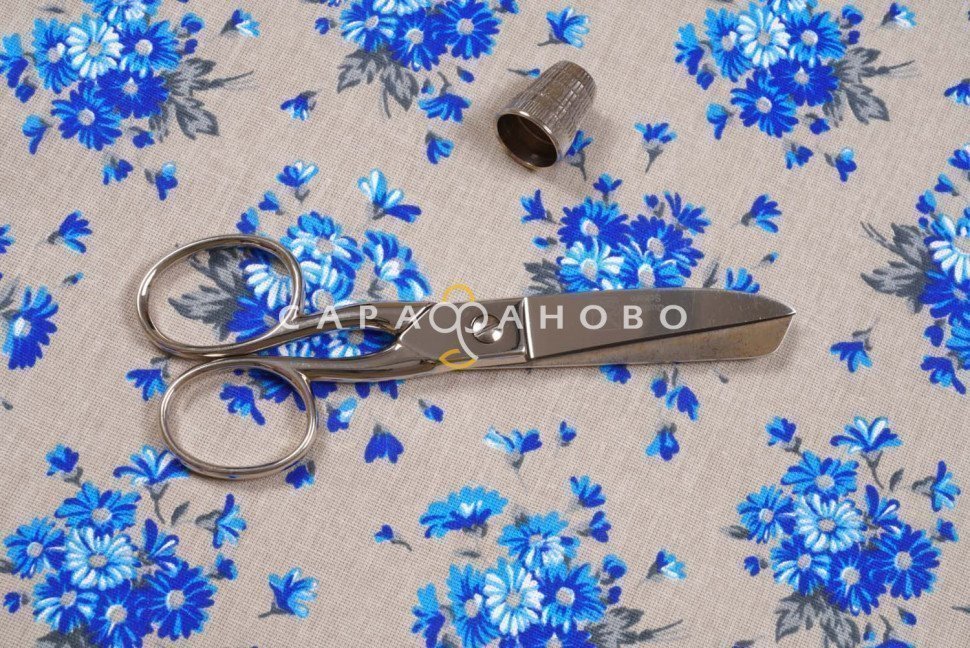 Ткань Бязь 150 см Плательная Коллекция рис 4803 вид 2