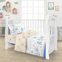 Ткань Бязь 150 см 140 гр рис Полосатые пижамы 9066/1